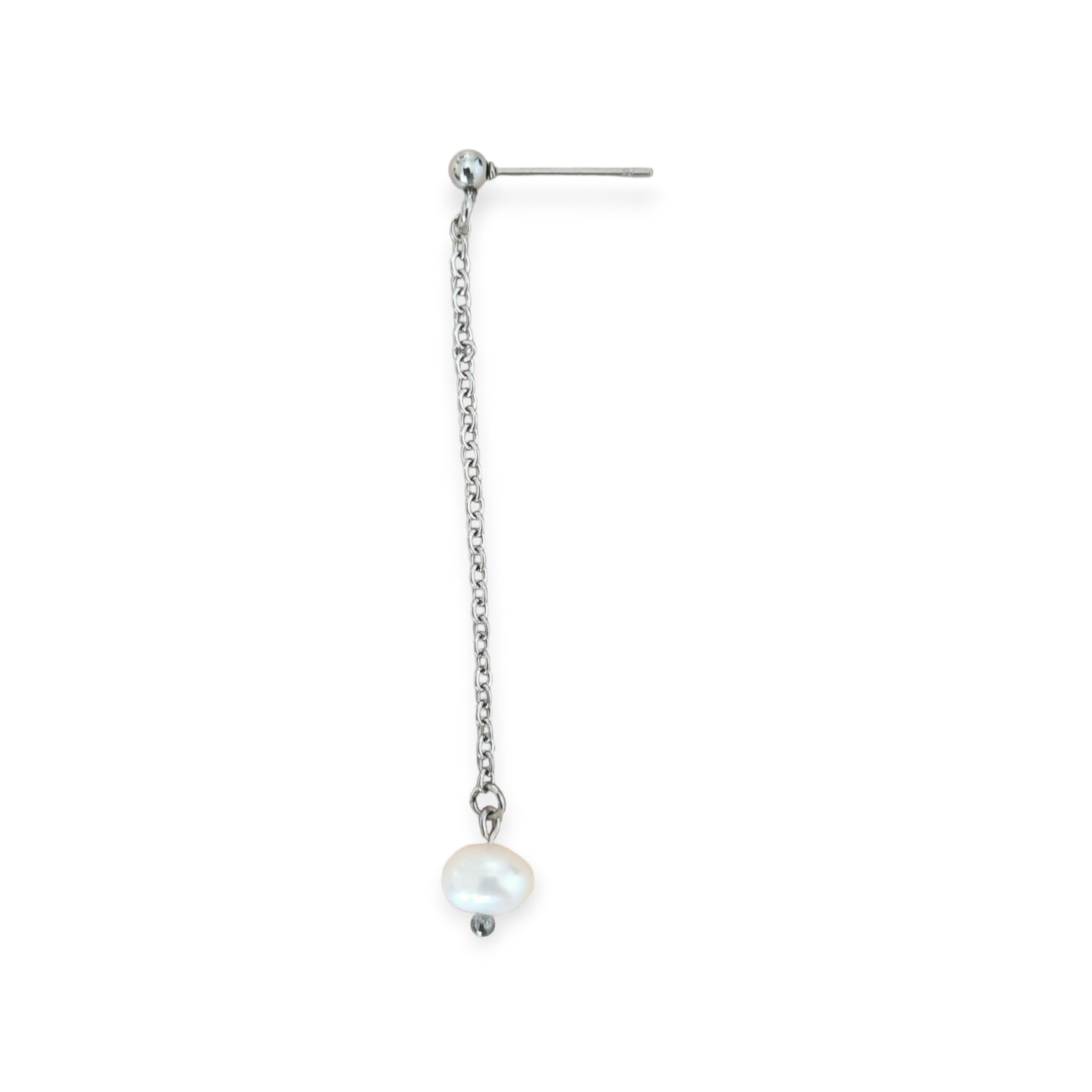 Uhani Long pearls