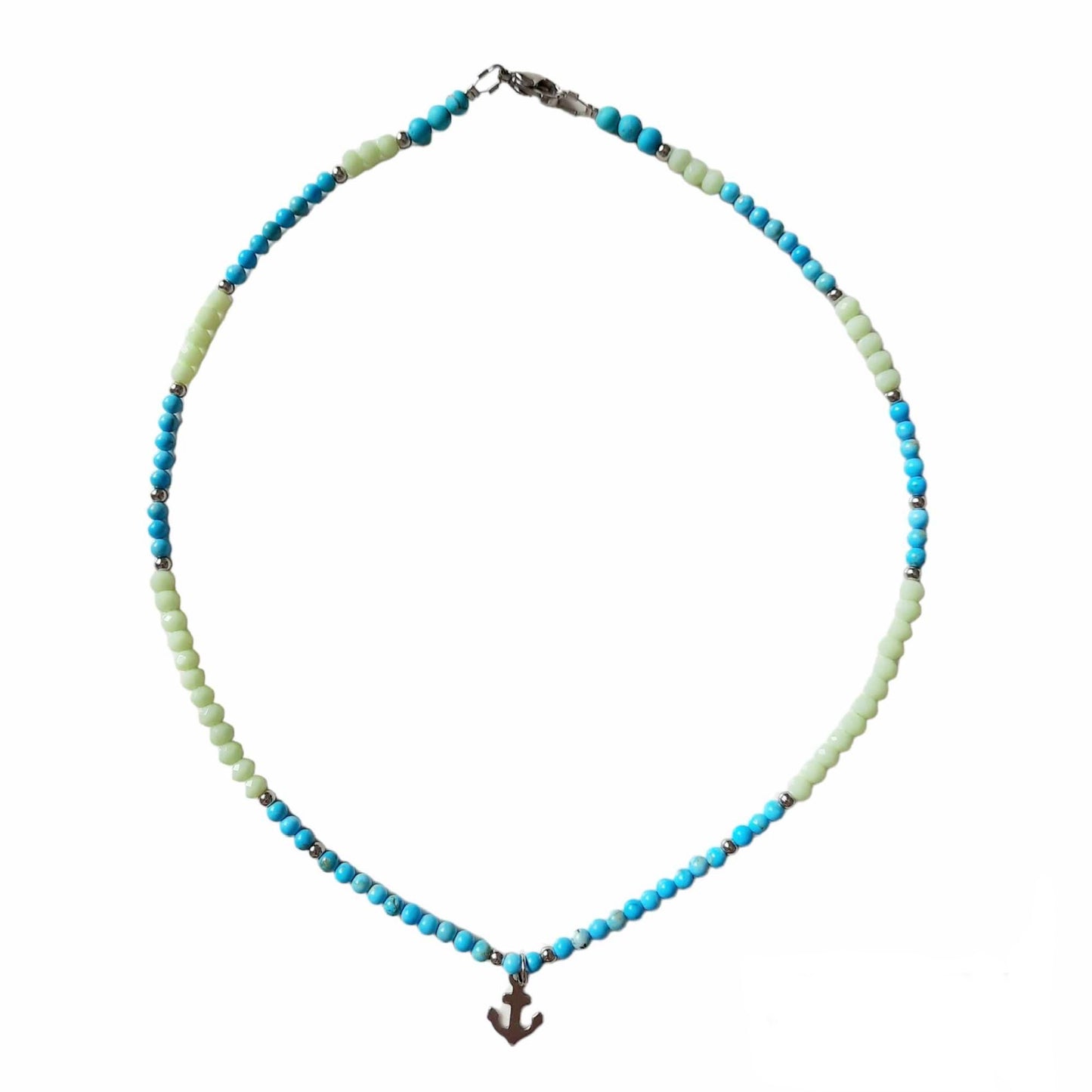 Verižica MY PRECIOUS TURQUOISE ANCHOR