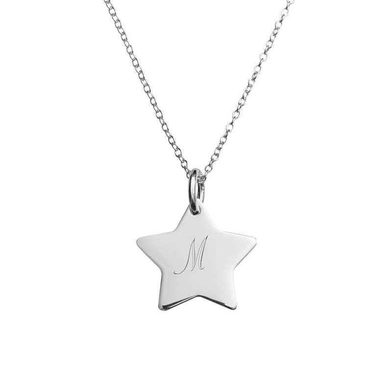 Verižica Mini zvezda s črko